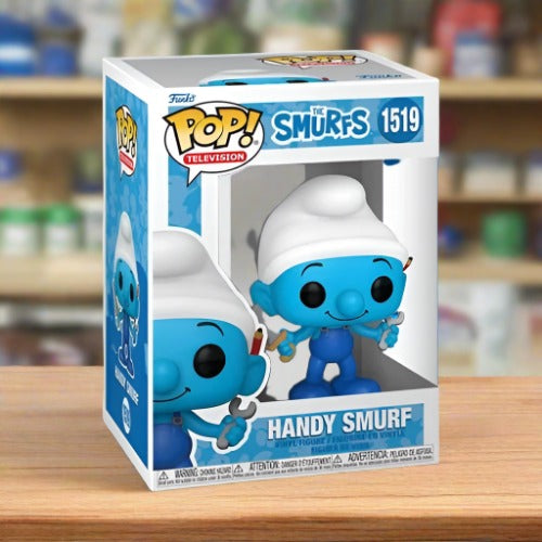 The Smurfs Classic Handy Smurf Funko Pop! Vinyl Figure #1519