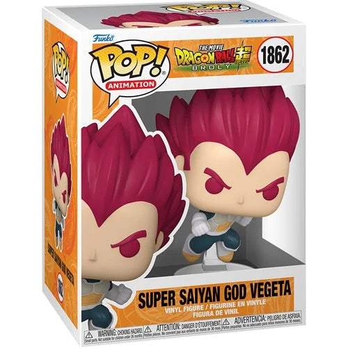 [Pre-Order] Dragon Ball Super: Broly Super Saiyan God Vegeta Funko Pop! Vinyl Figure #1862