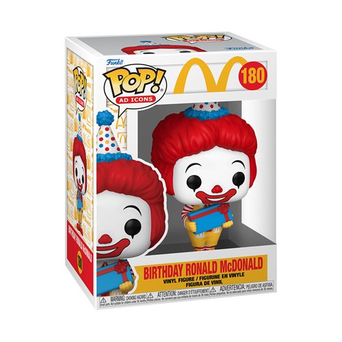 McDonalds Birthday Ronald McDonald Funko Pop! Vinyl Figure #180