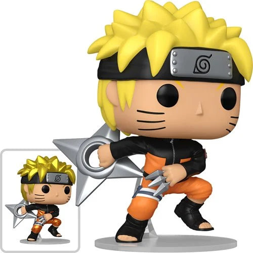 [Pre-Order] Naruto: Shippuden Naruto Uzumaki with Shuriken Funko Pop! Vinyl Figure #1843