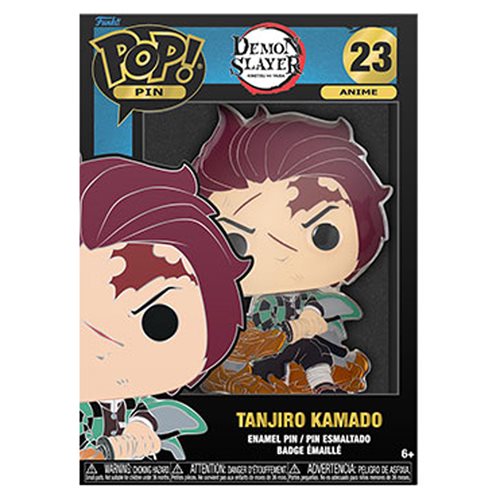 Demon Slayer Tanjiro Kamado Large Enamel Funko Pop! Pin #23