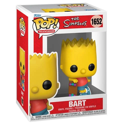 The Simpsons Bart Simpson with Skateboard Funko Pop! Vinyl Figure #1652