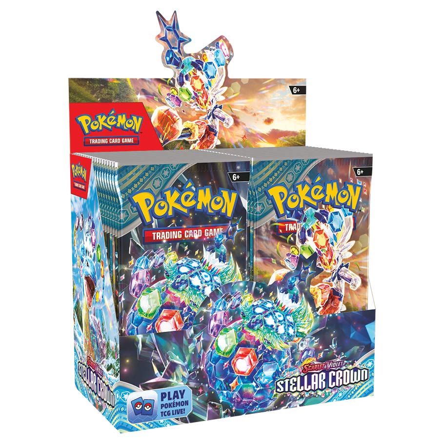 Pokémon TCG: Scarlet & Violet 7: Stellar Crown: Booster Display