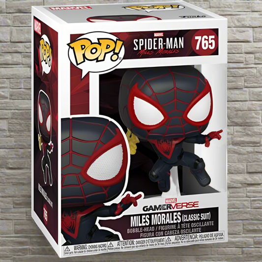 Spider-Man Miles Morales Classic Suit Funko Pop! Vinyl Figure #765 (Chance of Chase)